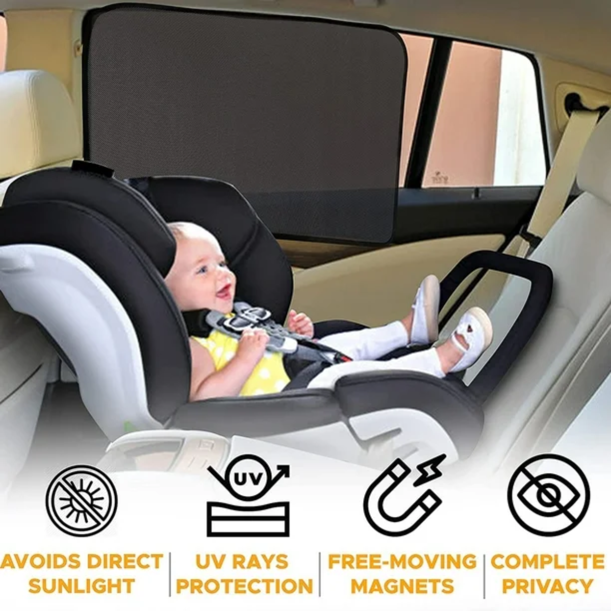 Miniatura 4 de Cubre sol ventana para carro x4 pd-41